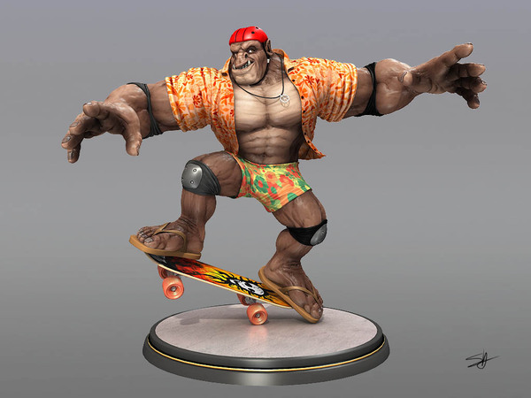 3d character design illustration